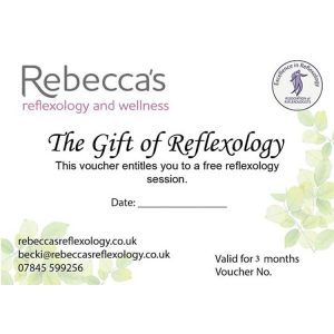 Reflexology Gift Vouchers